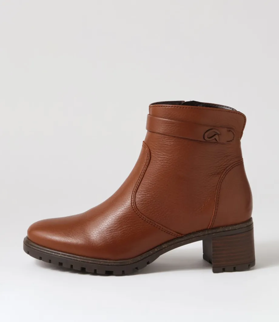 Ronda 11 Nut Leather Ankle Boots<ARA Flash Sale