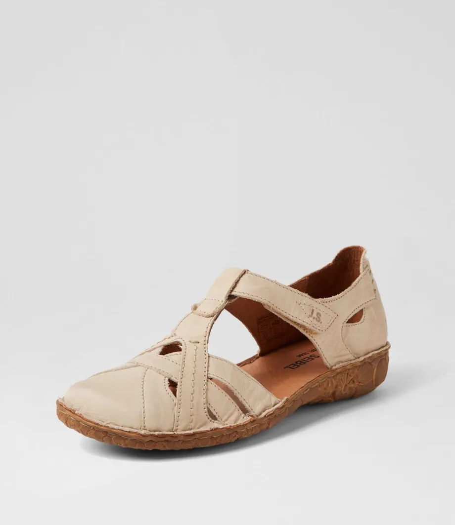 Rosalie 29 Creme Leather Flat Shoes<JOSEF SEIBEL Cheap