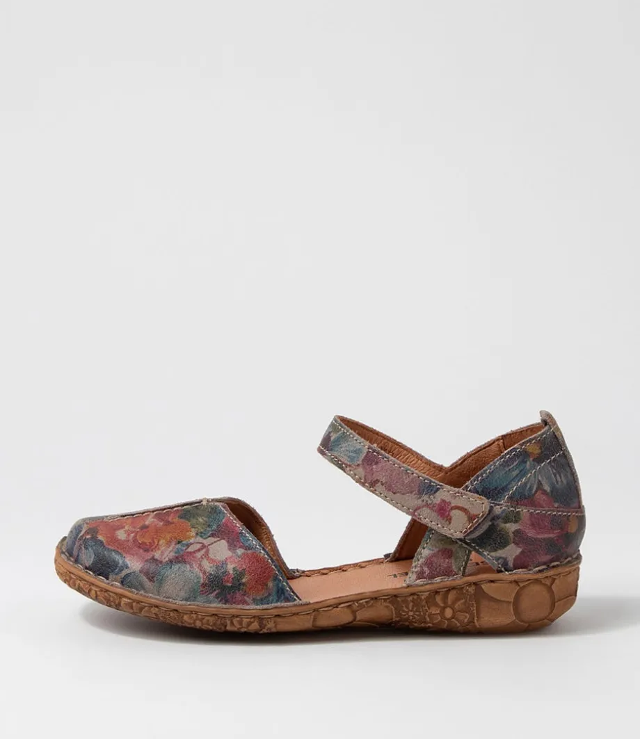 Rosalie 42 Graphit Leather Flat Shoes<JOSEF SEIBEL Shop