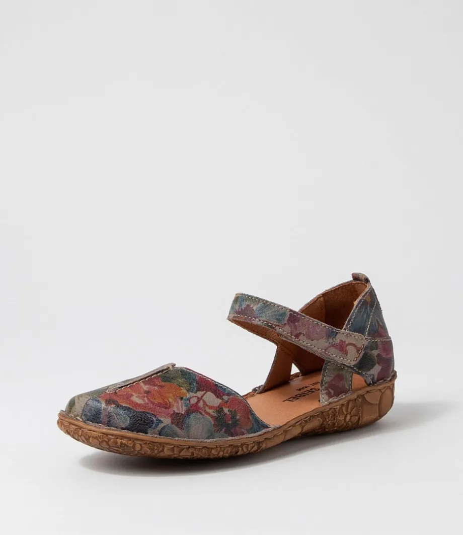 Rosalie 42 Graphit Leather Flat Shoes<JOSEF SEIBEL Shop