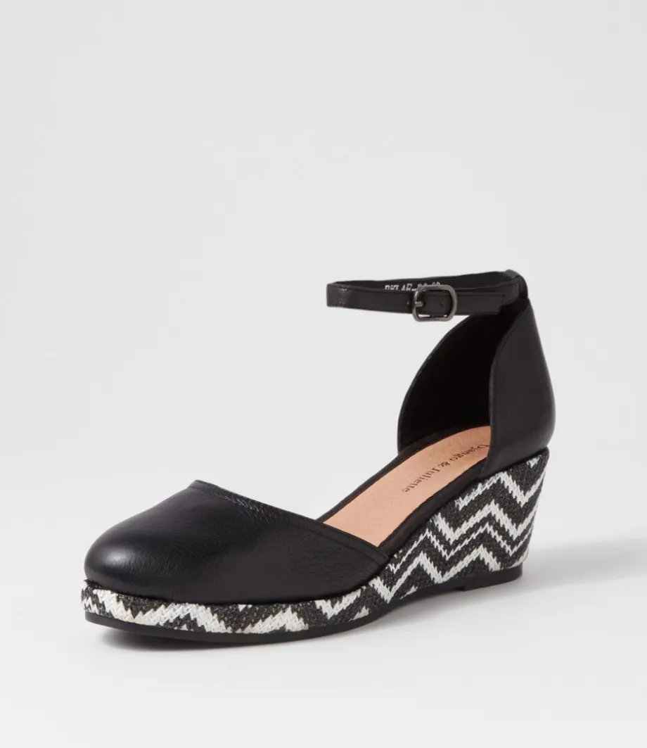 rylaf_black_aztec_leather_clogs_1.webp Rylaf Black Aztec Leather Clogs<DJANGO & JULIETTE Cheap