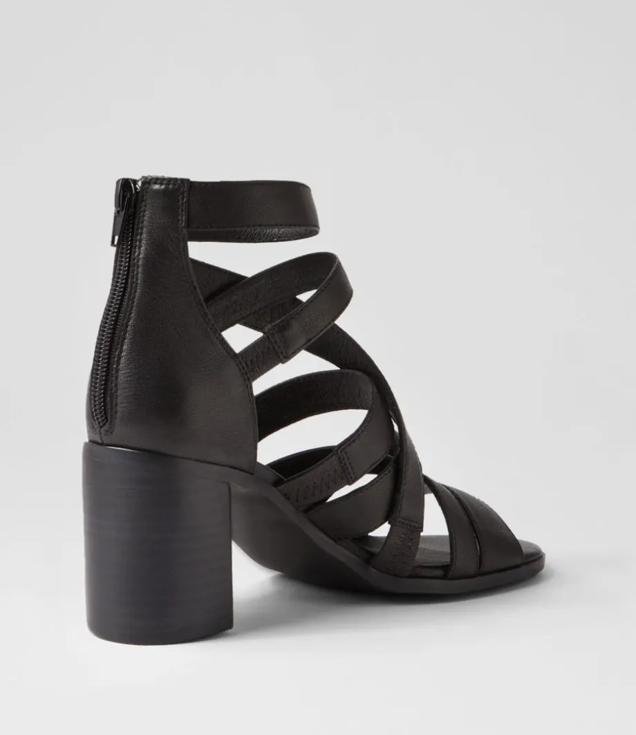 sadals_black_leather_sandals_2.webp Sadals Black Leather Sandals<DJANGO & JULIETTE Shop