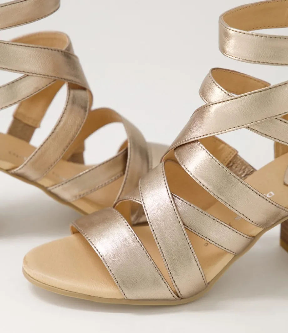 sadals_champagne_leather_sandals_4.webp Sadals Champagne Leather Sandals<DJANGO & JULIETTE Best Sale