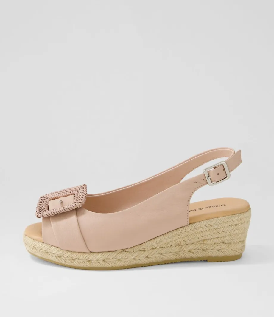 Saloso Rose Leather Buckle Sandals<DJANGO & JULIETTE Store
