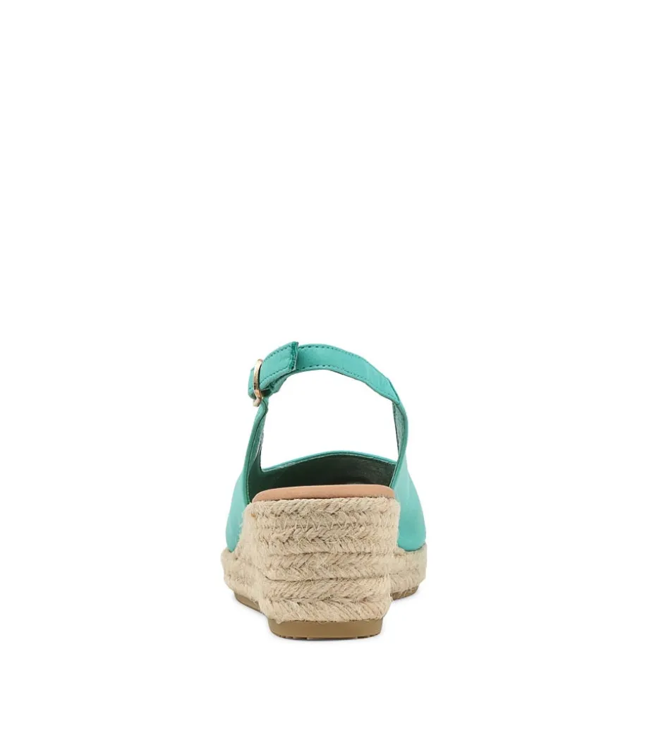 saniarly_light_emerald_rope_leather_sandals_2.webp Saniarly Light Emerald Rope Leather Sandals<DJANGO & JULIETTE Discount