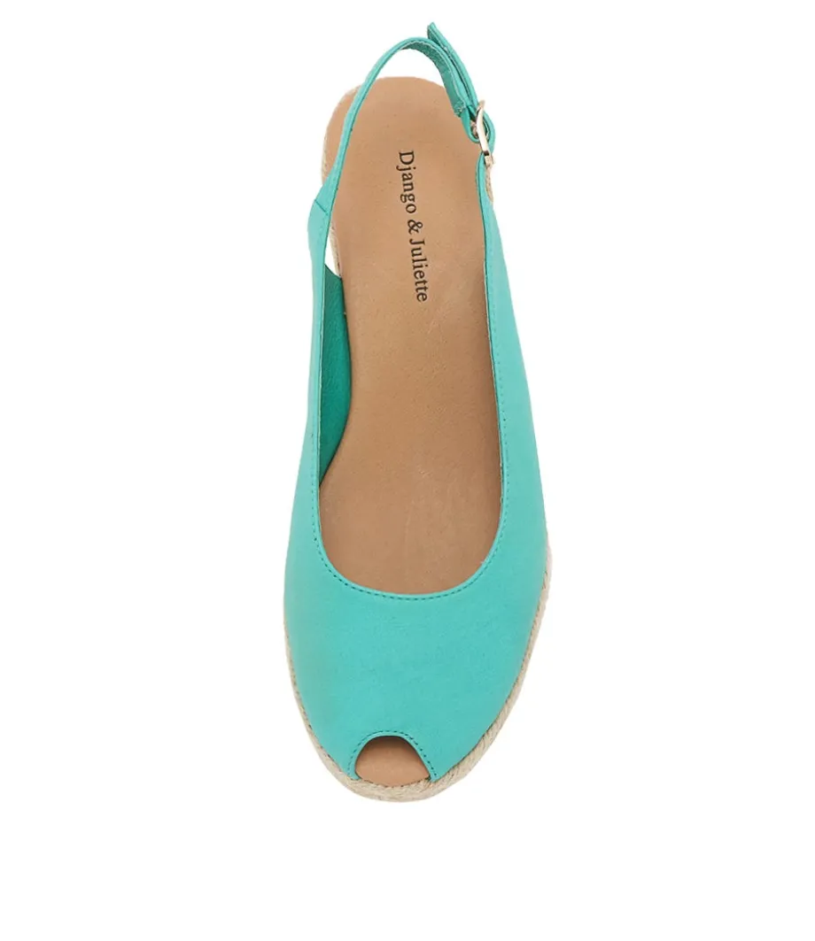 saniarly_light_emerald_rope_leather_sandals_4.webp Saniarly Light Emerald Rope Leather Sandals<DJANGO & JULIETTE Discount