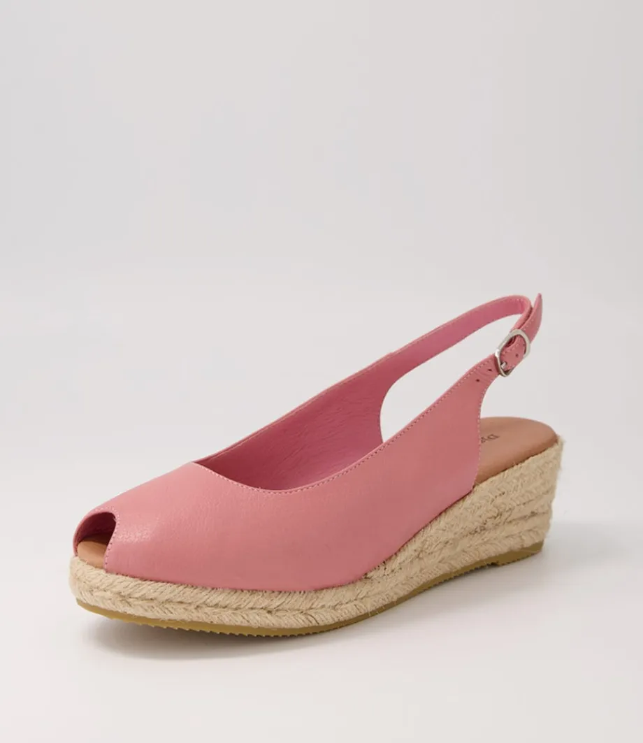 Saniarly Pink Natural Rope Leather Sandals<DJANGO & JULIETTE Online