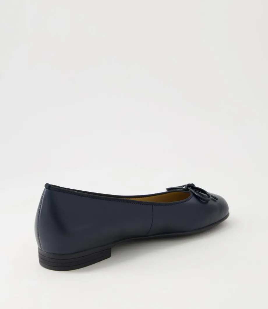 Sardinia 29 Blau Leather Ballet Flats<ARA Best
