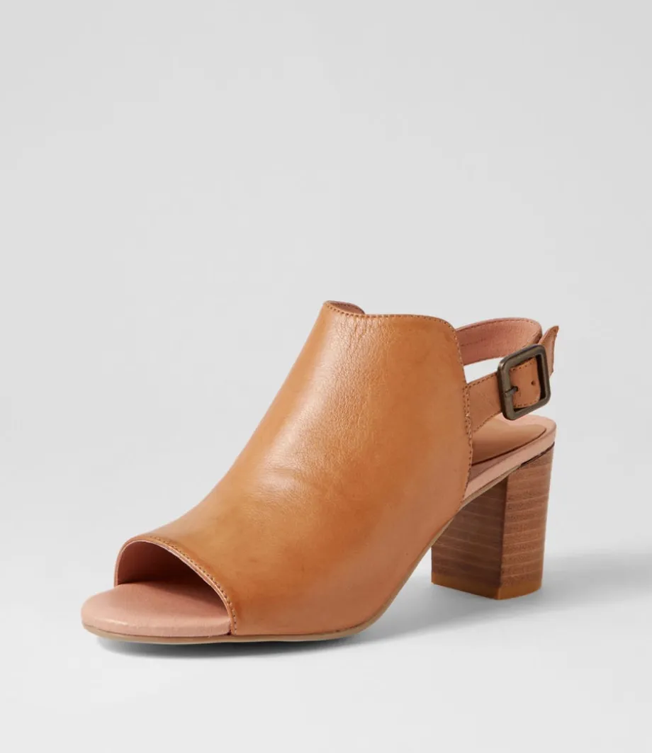 Sauda Tan Leather Sandals<DJANGO & JULIETTE Discount