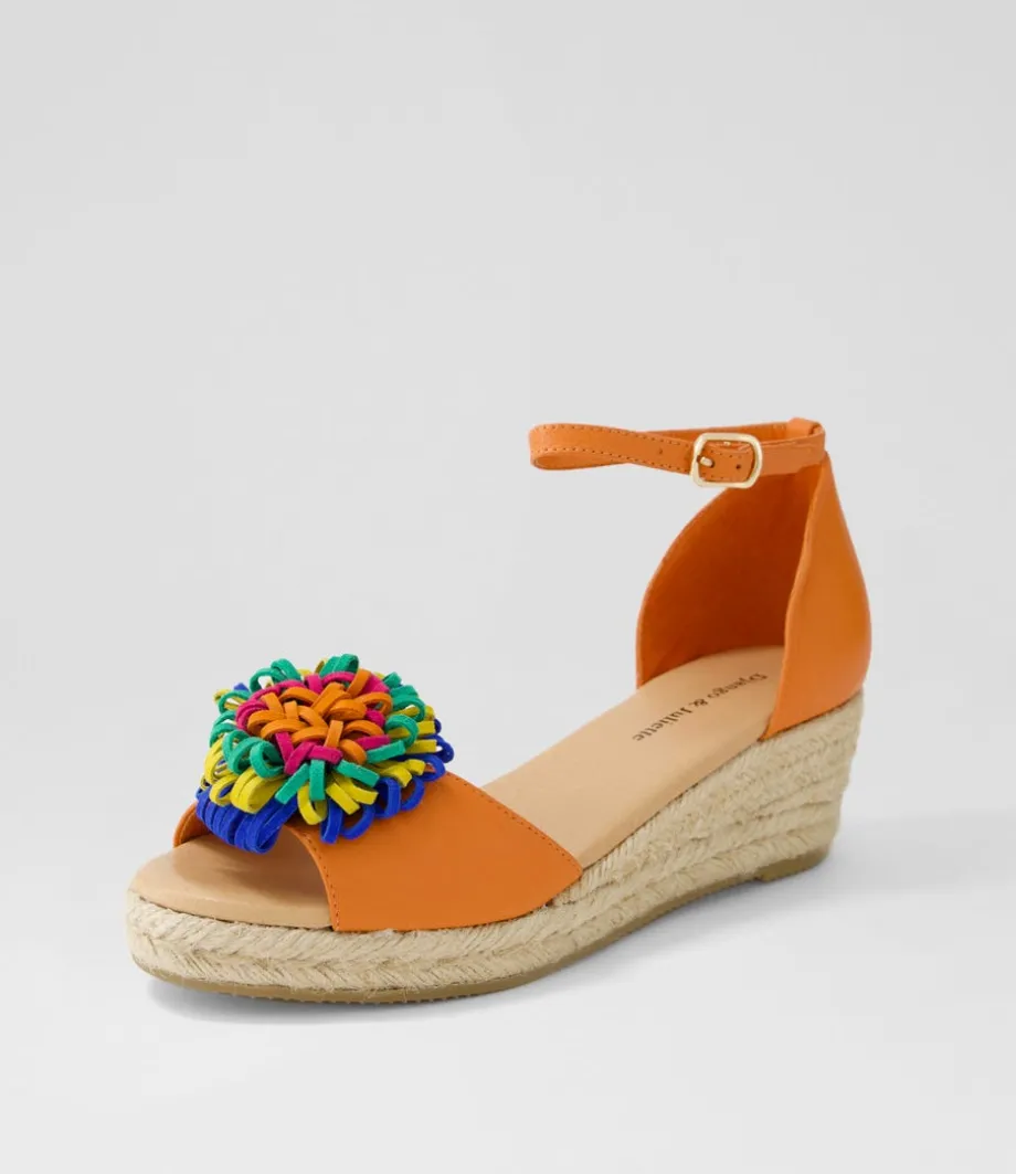 savea_bright_orange_leather_suede_espadrilles_1.webp Savea Bright Orange Leather Suede Espadrilles<DJANGO & JULIETTE New