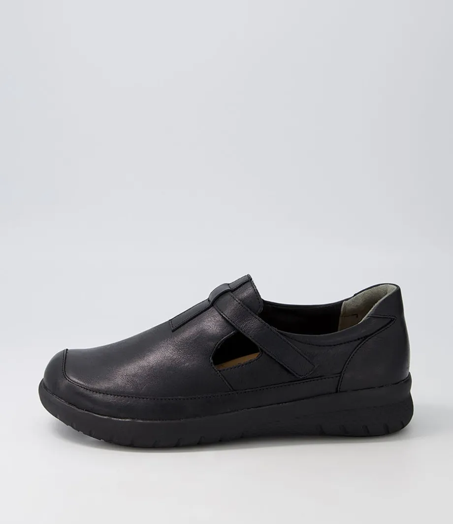 Seras Xf Black Leather Sneakers<ZIERA Discount
