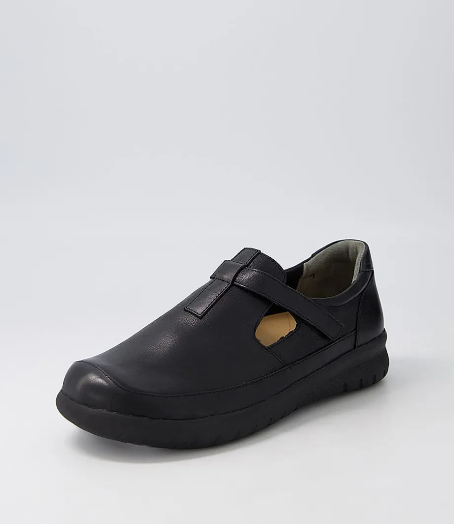 Seras Xf Black Leather Sneakers<ZIERA Discount