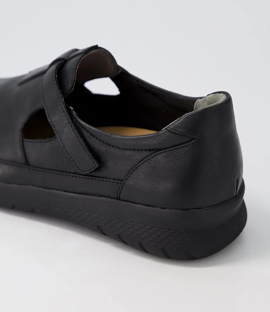 seras_xf_black_leather_sneakers_4.webp Seras Xf Black Leather Sneakers<ZIERA Discount
