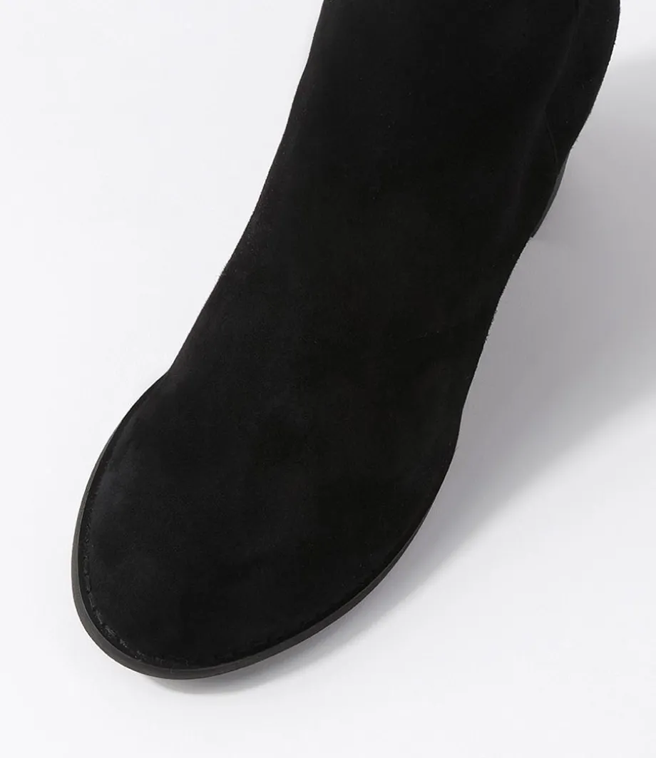 setley_black_suede_stretch_microsuede_knee_high_boots_3.webp Setley Black Suede Stretch Microsuede Knee High Boots<DJANGO & JULIETTE Online