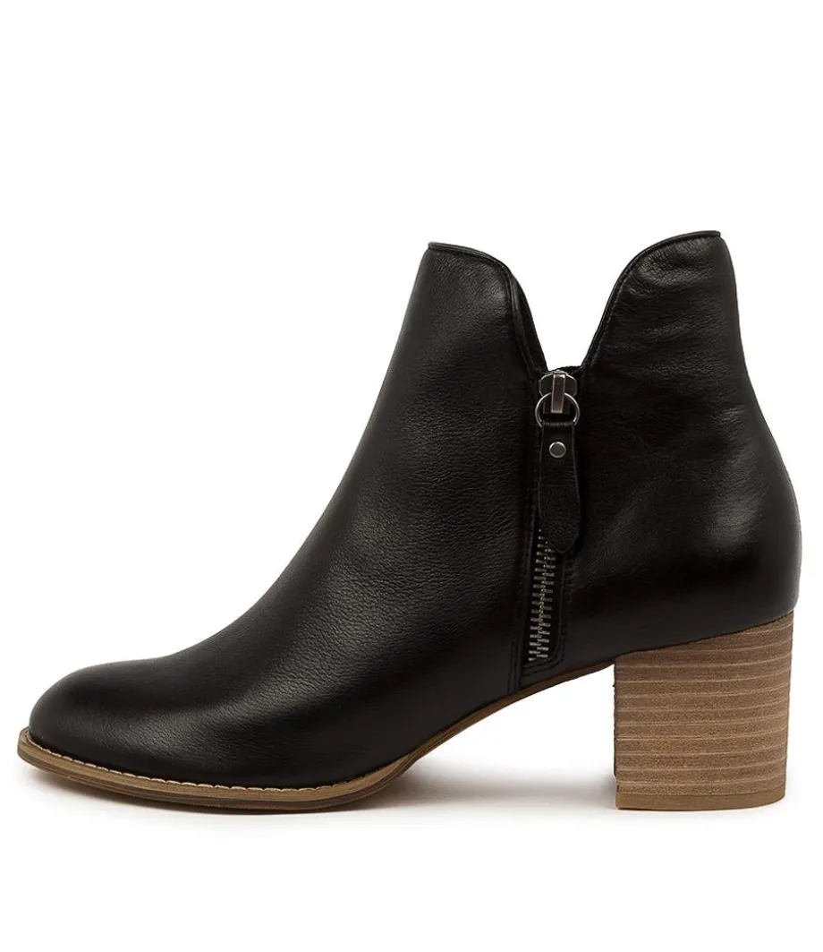 Shiannely Black-Nat- Heel<DJANGO & JULIETTE Discount