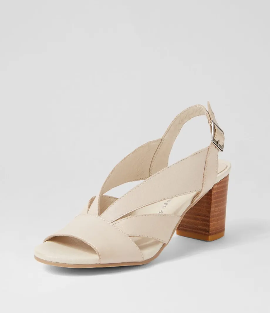 Simmie Vanilla Leather Sandals<DJANGO & JULIETTE Shop
