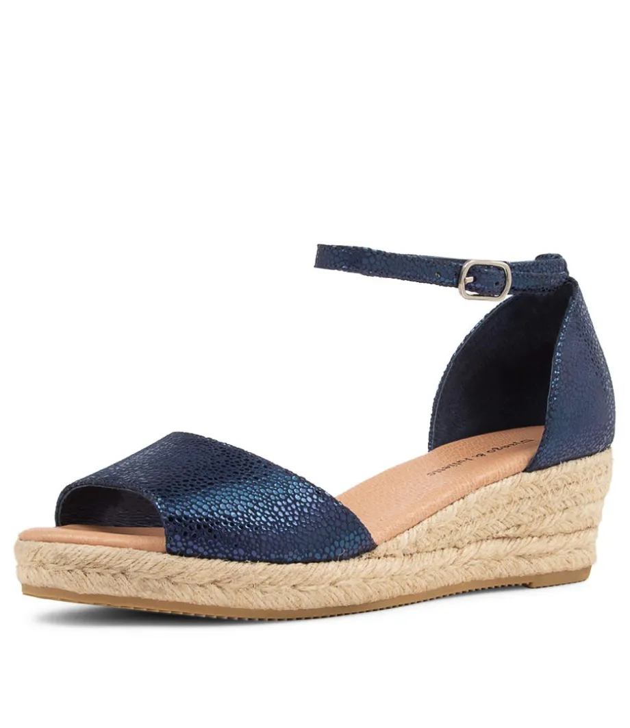 skip_navy_speckle_leather_sandals_1.webp Skip Navy Speckle Leather Sandals<DJANGO & JULIETTE Fashion