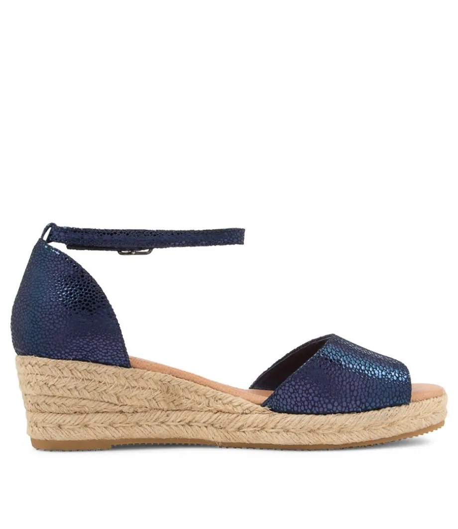 skip_navy_speckle_leather_sandals_3.webp Skip Navy Speckle Leather Sandals<DJANGO & JULIETTE Fashion