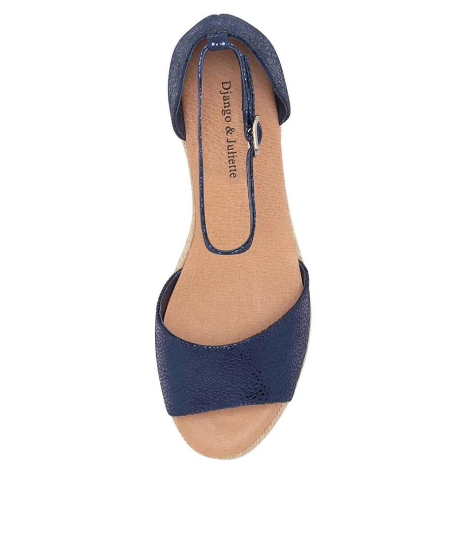 skip_navy_speckle_leather_sandals_4.webp Skip Navy Speckle Leather Sandals<DJANGO & JULIETTE Fashion