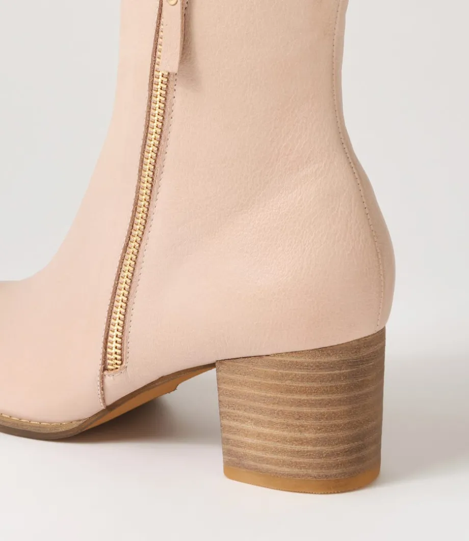 skyy_nude_leather_chelsea_boots_4.webp Skyy Nude Leather Chelsea Boots<DJANGO & JULIETTE Hot