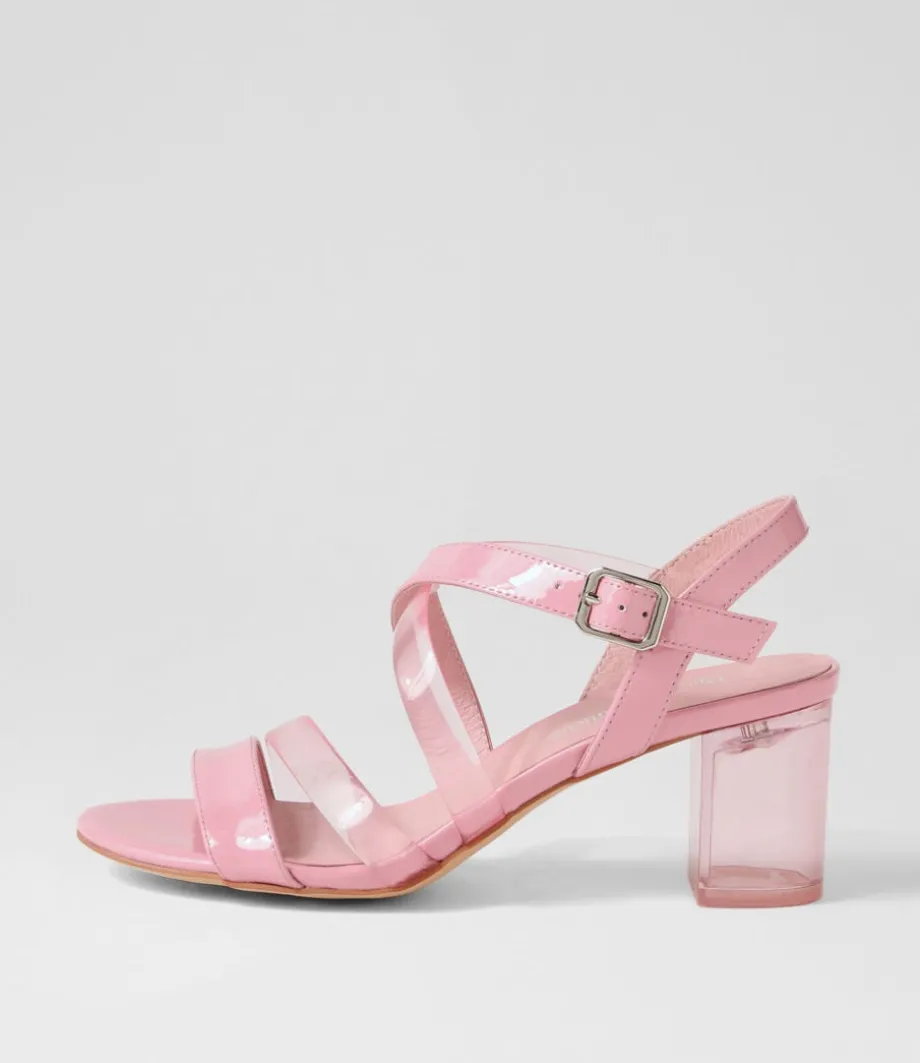 Slava Pink Heel Multi Sandals<DJANGO & JULIETTE Sale