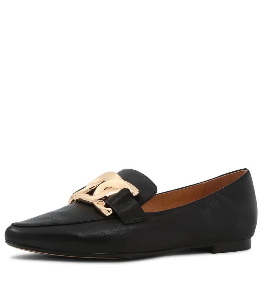 Socoro Black Leather Loafers<TOP END Clearance