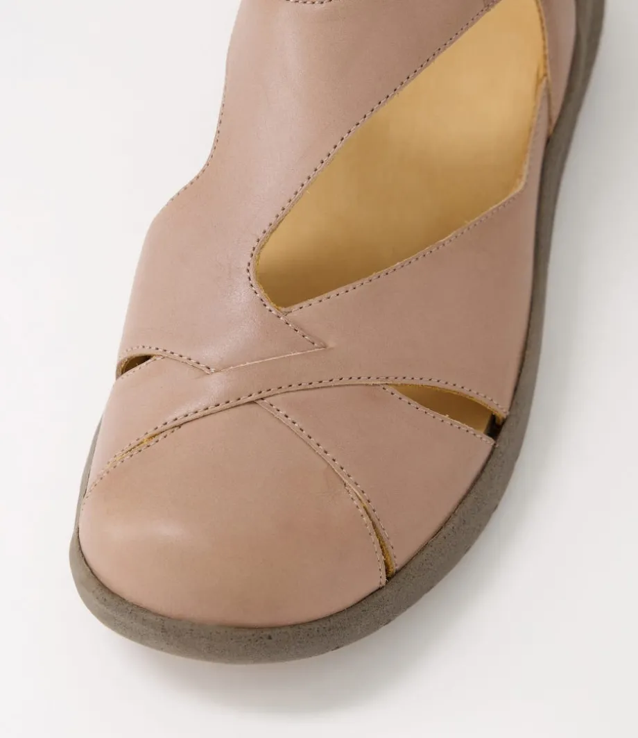 sofzie_xf_taupe_leather_flat_shoes_3.webp Sofzie Xf Taupe Leather Flat Shoes<ZIERA Best
