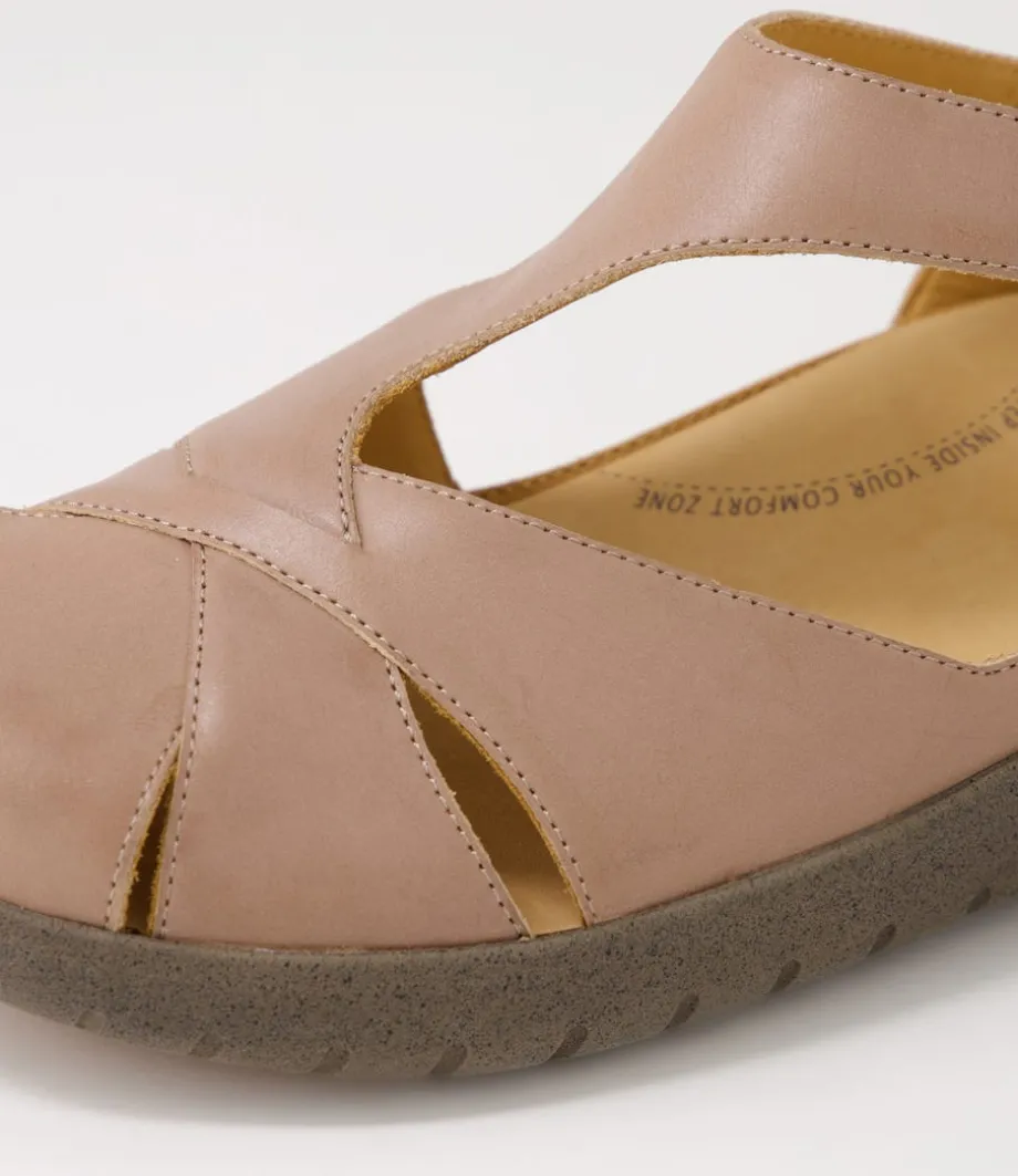 sofzie_xf_taupe_leather_flat_shoes_4.webp Sofzie Xf Taupe Leather Flat Shoes<ZIERA Best
