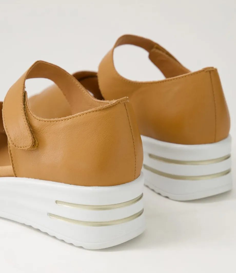 sunnieys_xw_dark_tan_white_leather_sandals_4.webp Sunnieys Xw Dark Tan White Leather Sandals<ZIERA Shop