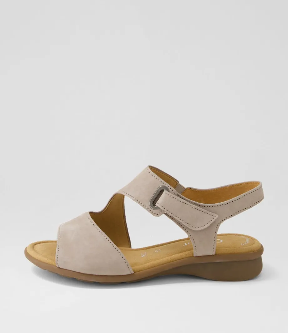 Suraya Leinen Nubuck Sandals<GABOR Cheap
