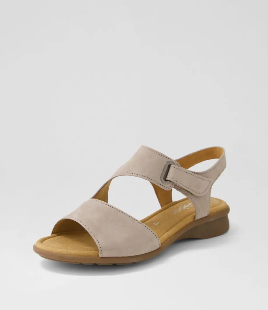 Suraya Leinen Nubuck Sandals<GABOR Cheap