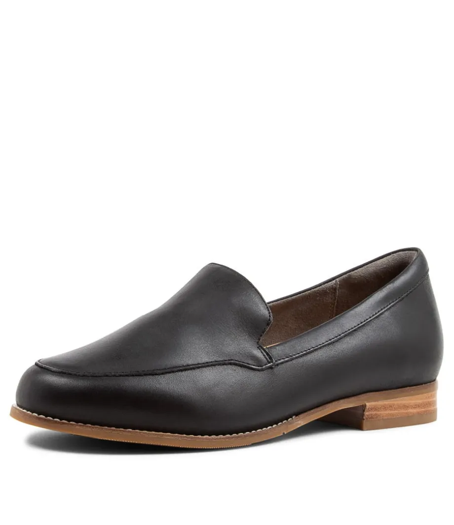 Taded Xf Black Leather Loafers<ZIERA Discount