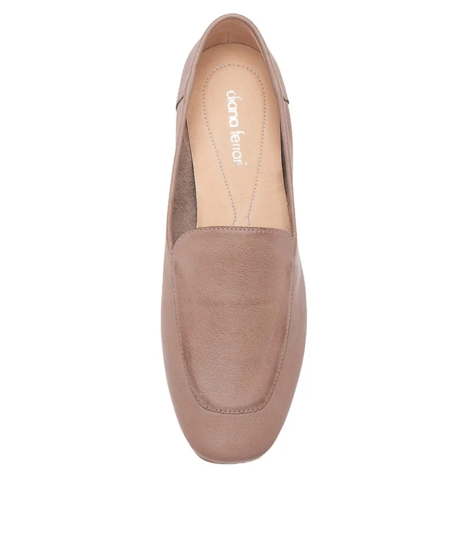 temimie_dark_taupe_leather_loafers_4.webp Temimie Dark Taupe Leather Loafers<DIANA FERRARI Shop