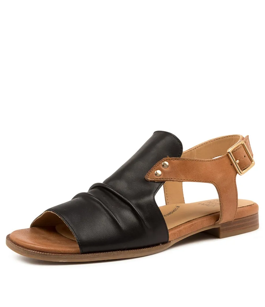 Teslah W Black-Tan Leathe<ZIERA Online