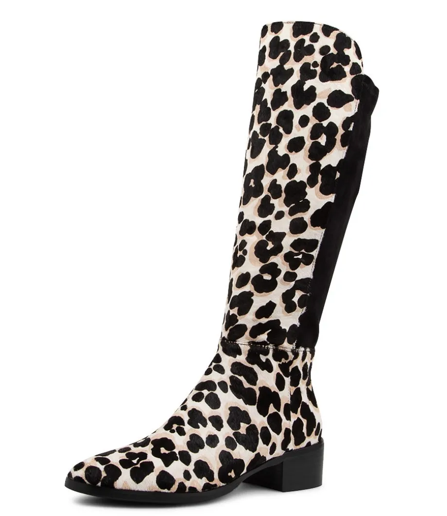 tetley_white_black_leather_knee_high_boots_1.webp Tetley White Black Leather Knee High Boots<DJANGO & JULIETTE Sale