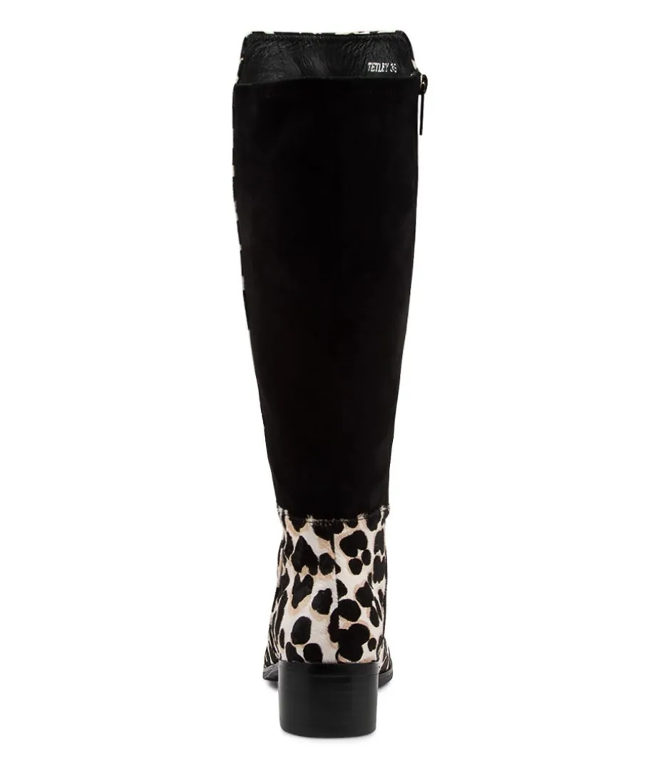 tetley_white_black_leather_knee_high_boots_2.webp Tetley White Black Leather Knee High Boots<DJANGO & JULIETTE Sale