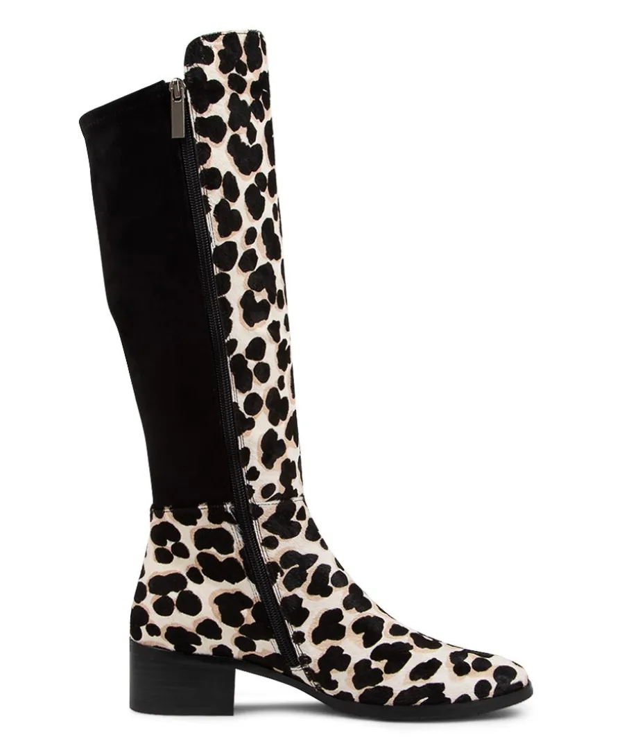 tetley_white_black_leather_knee_high_boots_3.webp Tetley White Black Leather Knee High Boots<DJANGO & JULIETTE Sale