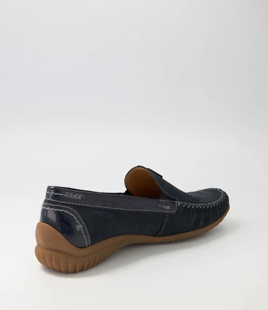 thessa_nightblue_suede_loafers_2.webp Thessa Nightblue Suede Loafers<GABOR New