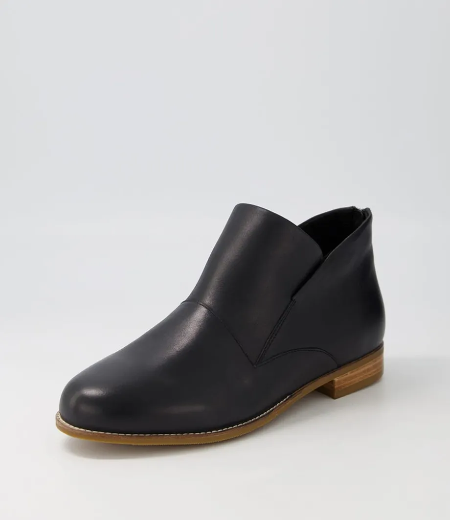 Thiem Xf Black Leather Ankle Boots<ZIERA Discount