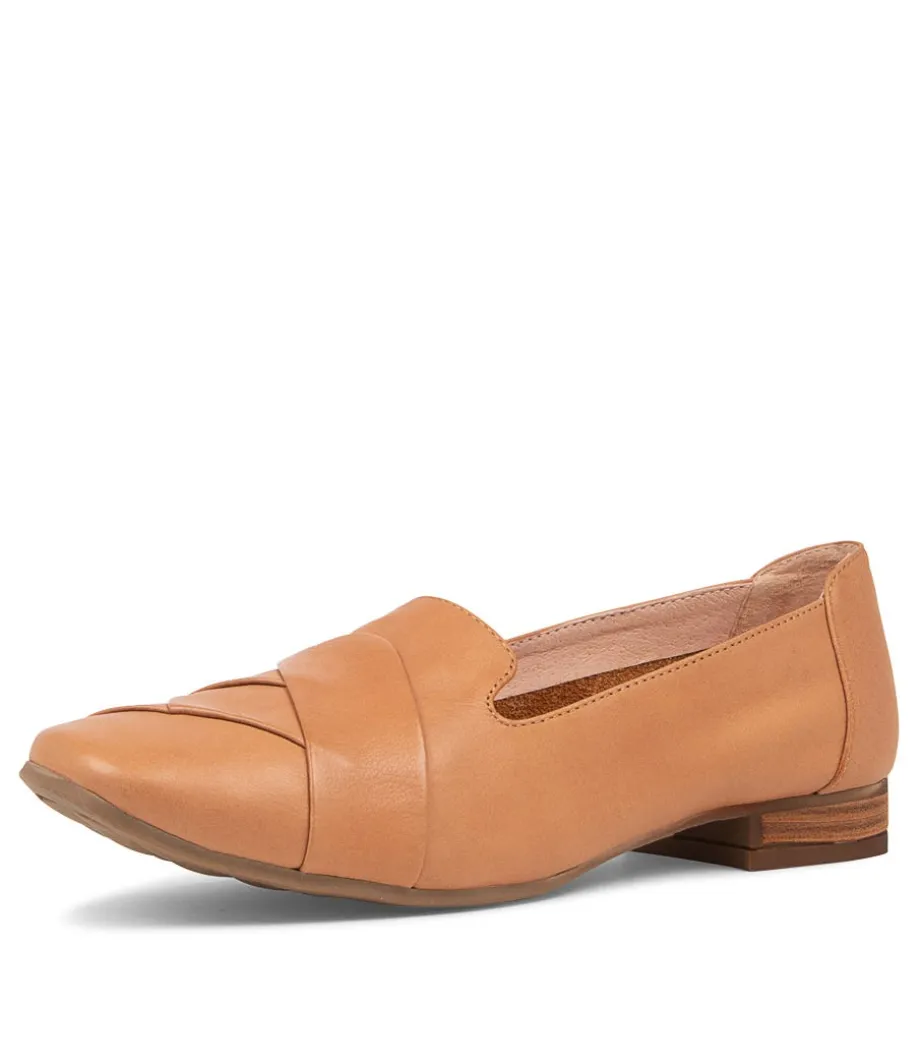 Tilony Dark Tan Leather Loafers<DIANA FERRARI Best