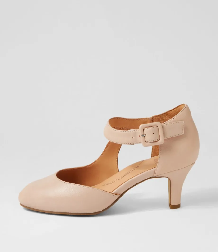 Timon Xw Nude Leather Heels<ZIERA Outlet