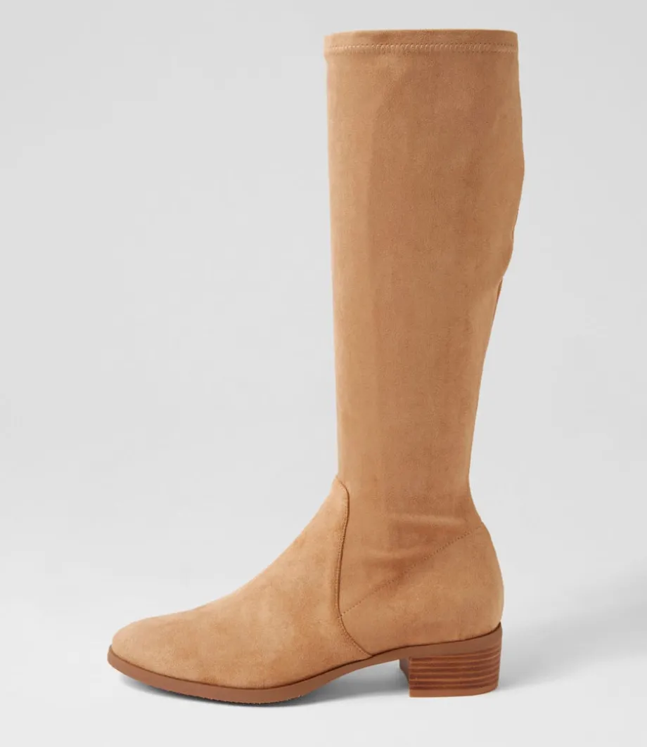 Timothie Sandy Stretch Microsuede Knee High Boots<DJANGO & JULIETTE Flash Sale