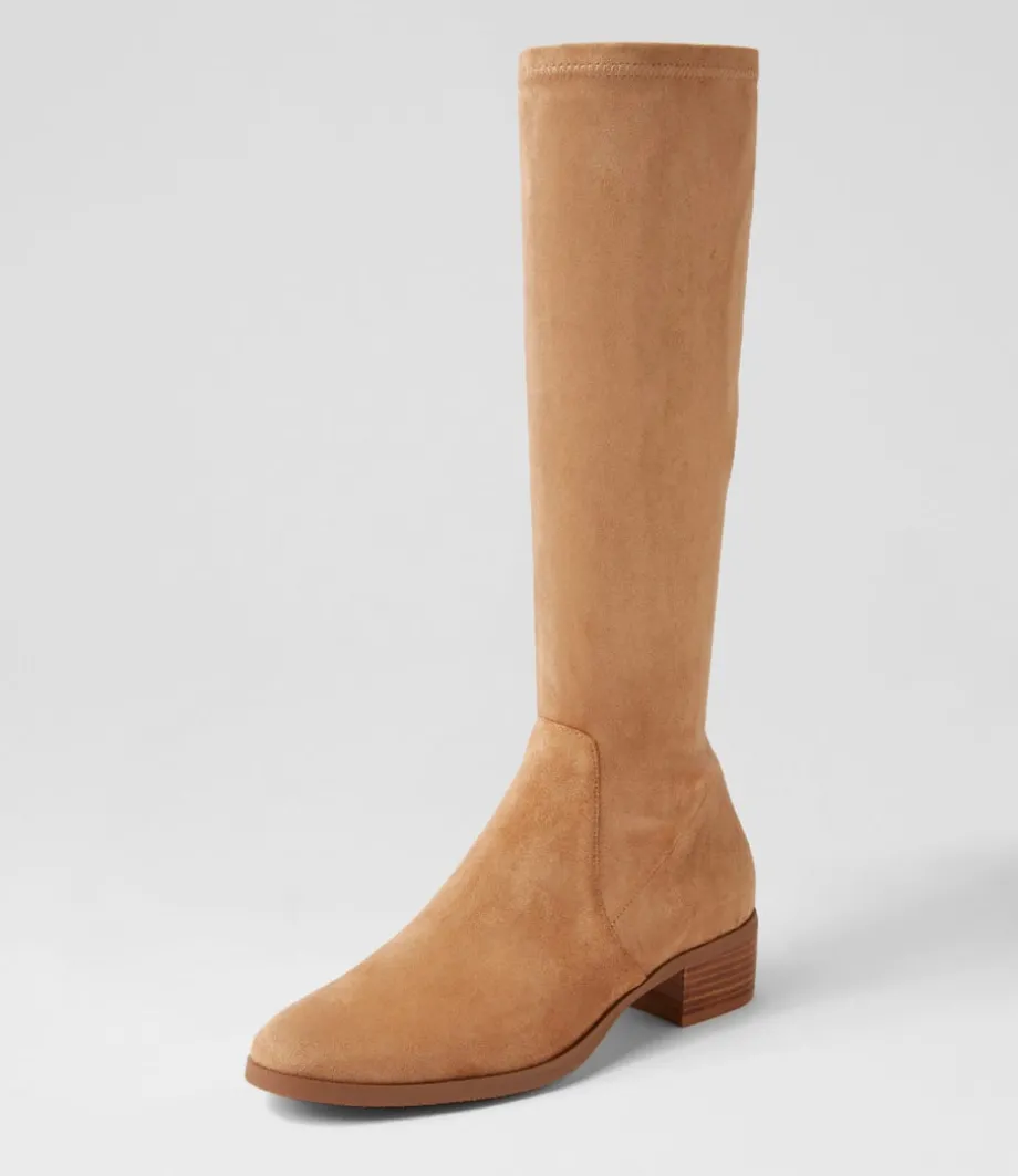 Timothie Sandy Stretch Microsuede Knee High Boots<DJANGO & JULIETTE Flash Sale