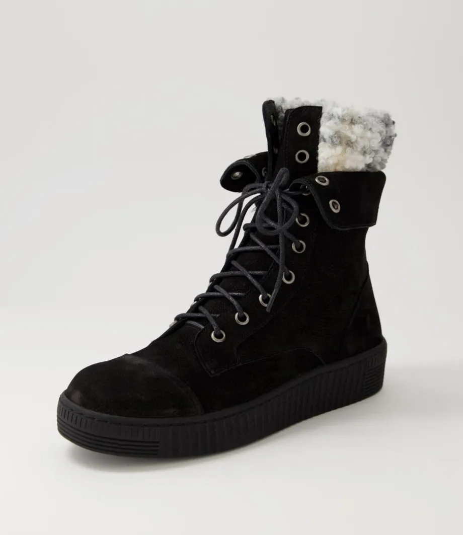 tombi_black_grey_multi_nubuck_lace_up_boots_1.webp Tombi Black Grey Multi Nubuck Lace Up Boots<DJANGO & JULIETTE Flash Sale