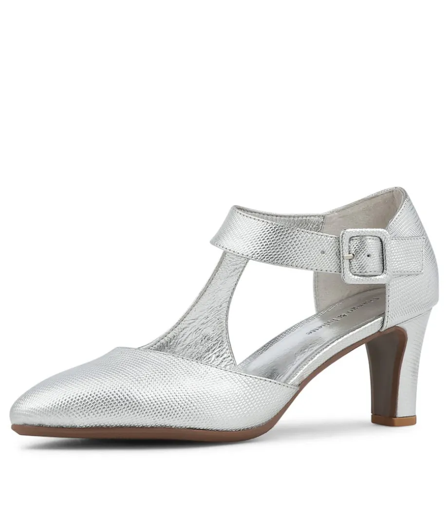 Trinities Silver Lizard Pump Heels<DJANGO & JULIETTE Best