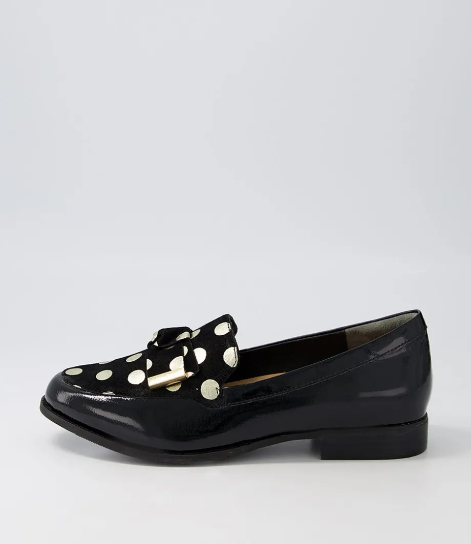 Tulips Xf Black Gold Spot Multi Loafers<ZIERA Sale