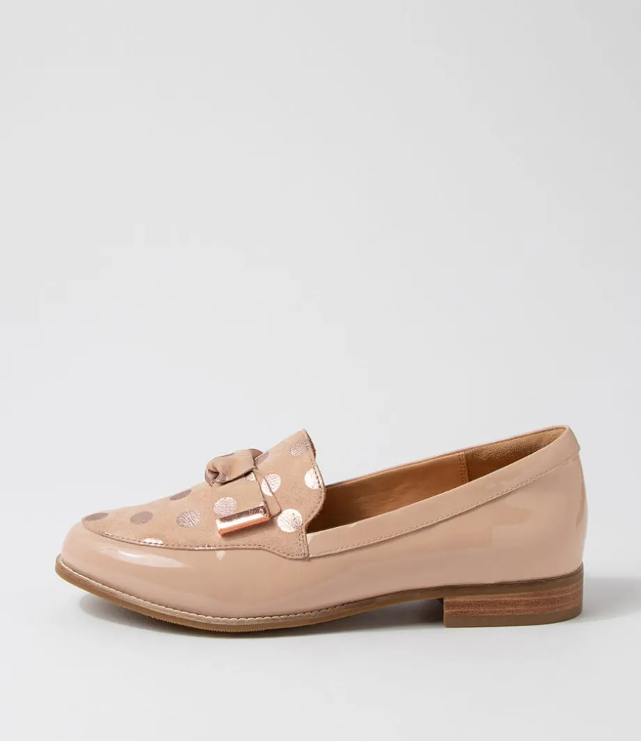 Tulips Xf Cafe Rose Gold Spot Multi Loafers<ZIERA Fashion