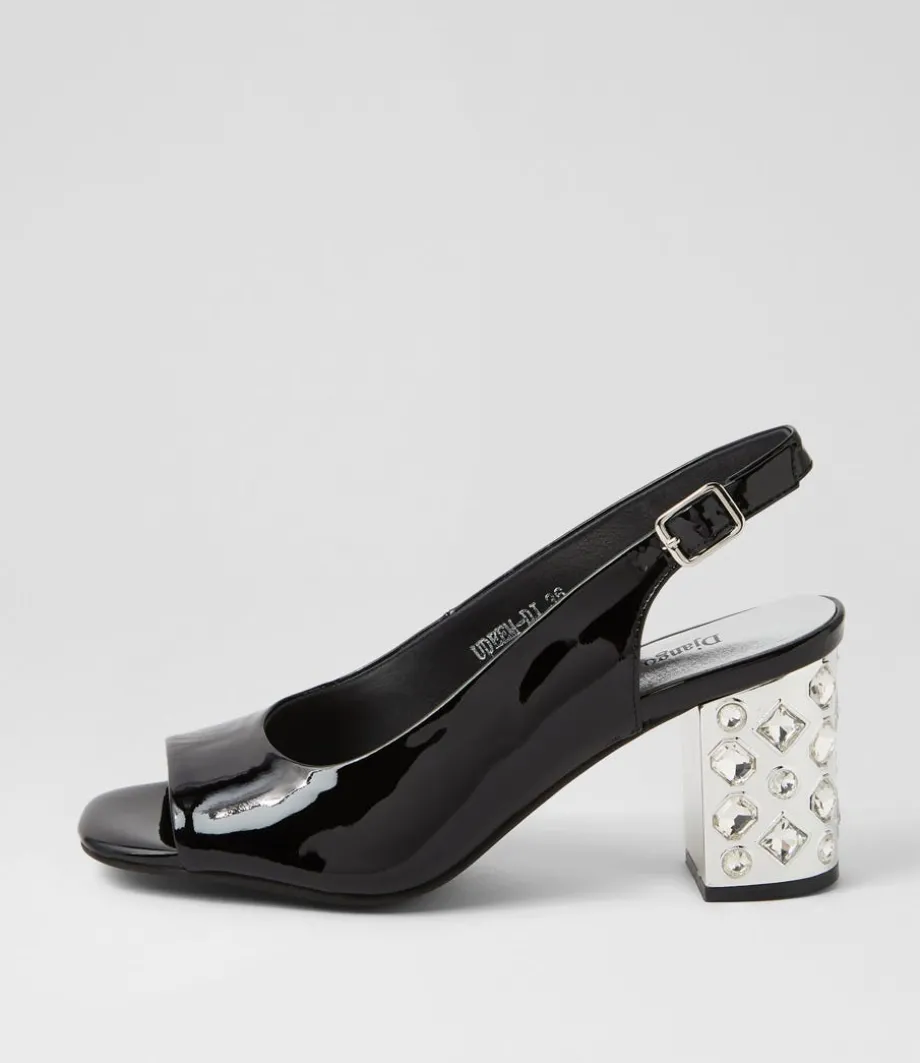 Udeem Black Patent Leather Sandals<DJANGO & JULIETTE New