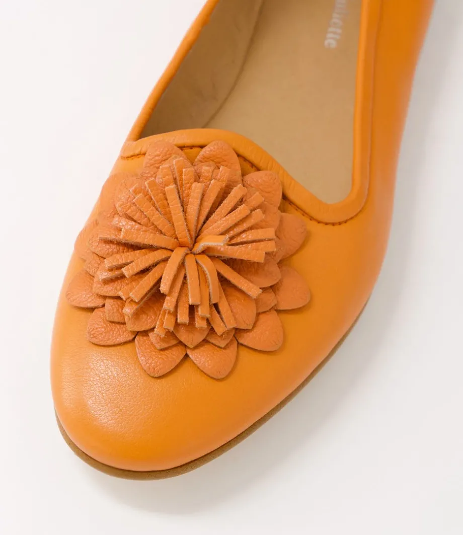 unions_bright_orange_leather_loafers_3.webp Unions Bright Orange Leather Loafers<DJANGO & JULIETTE Discount