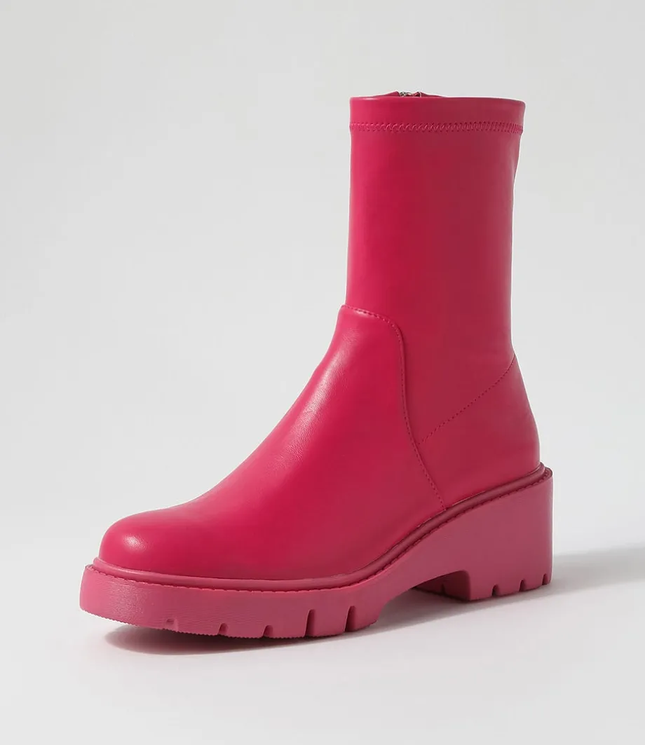urina_fuchsia_stretch_ankle_boots_1.webp Urina Fuchsia Stretch Ankle Boots<DJANGO & JULIETTE Store
